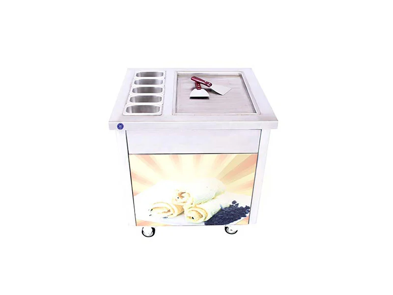 مهم‌ترین تجهیزات آب میوه فروشی؛ وسایل بستنی فروشی شامل چه اقلامی است؟ Ice cream roll machine