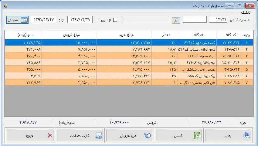  نرم‌فزار فروشگاهی میزان