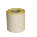 لیبل کاغذی 35*25 سه ردیفه - 6000 عددی